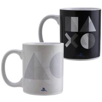 Tasse - Playstation - PS5 - Thermo coloré - 300ml - Rund - Weiß Tasse - Playstation - PS5 - Thermo coloré - 300ml - Rund - Weiß von PALADONE