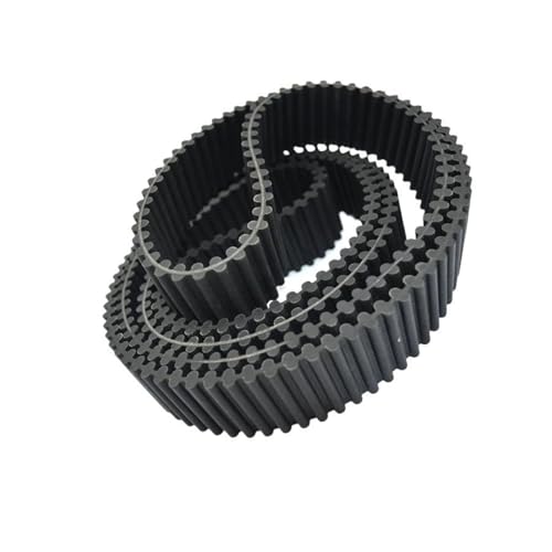 Dauerhaft 1 Stück DA DS5M doppelseitiger Zahnriemen aus Gummi, DS5M-980/985/990/1000/1010/1015/1020, Teilung 5 mm, Breite 10–50 mm, D5M-Zahnriemen(DS5M990,15mm) von PALAPUDE