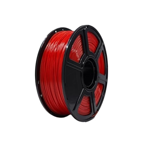 WUXUN3DP 1 kg/Rolle Elastisches TPU 95A Filament 1,75 mm Flex 3A Druckermaterial Schwarz Natur Rot Grün Blau(Elastic Red) von PALAPUDE