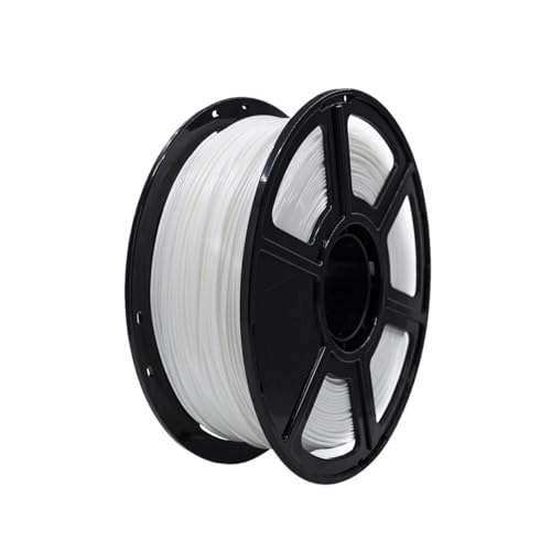 WUXUN3DP 1kg Pa Nylon 3D Filament Drucker 1,75mm Gewinde Weiß Natur Farbe 3D Druck Material(Nylon White) von PALAPUDE