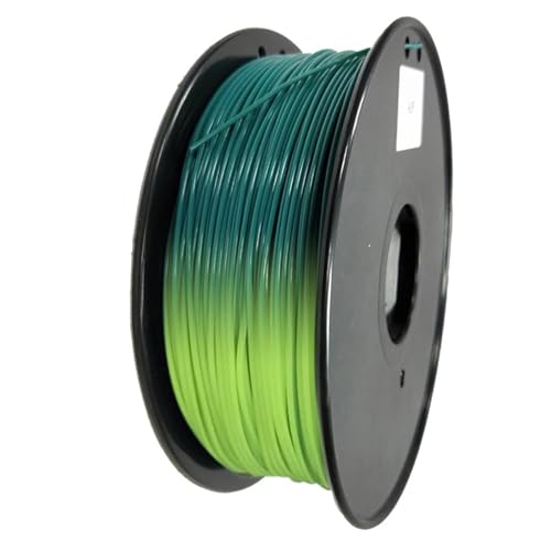WUXUN3DP 3D-Drucker-PLA-Filament 1,75 mm Sublimations-Farbwechsel mit Temperatur 31–45 Grad 3D-Druckmaterial 3D-Stift-Filament(10) von PALAPUDE
