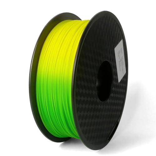 WUXUN3DP PLA-Filament for 3D-Drucker, Farbwechsel bei Temperaturen von 31–45 Grad, von Lila über Pink, Grün bis Gelb, 1,75 mm(07) von PALAPUDE