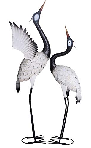 2er Set Metall Kranich JAPANISCHER Garten Paar Gartenfigur Reiher Aussenbereich Garten aja300 Palazzo Exklusiv 2er Set Metall Kranich JAPANISCHER Garten Paar Gartenfigur Reiher Aussenbereich Garten aja300 Palazzo Exklusiv von PALAZZO INT