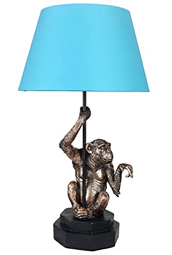 Affenlampe Tischleuchte Jungle Lampe (ohne Leuchtmittel) Affe Leuchte Tierfigur Tischlampe Affe 65 cm cw174 Palazzo Exklusiv von PALAZZO INT