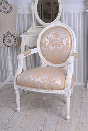 Armlehnstuhl Rokoko Sessel Vintage Stuhl Barockstil Polsterstuhl Polstersessel cat521d27 Palazzo Exklusiv von PALAZZO INT
