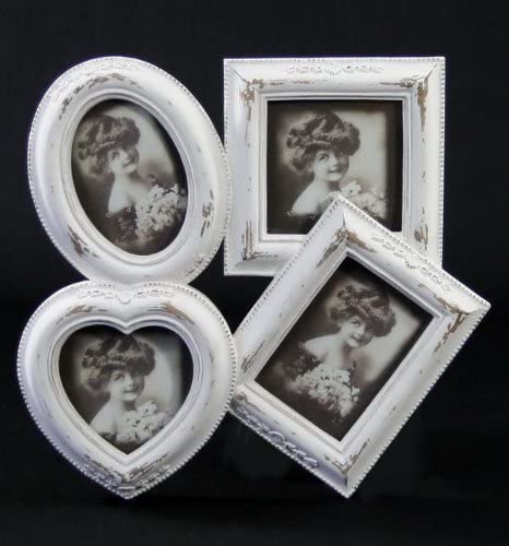 Bilderrahmen Galerie Photorahmen Collage Fotorahmen Shabby Chic Rahmen weiß KR038 Palazzo Exklusiv von PALAZZO INT