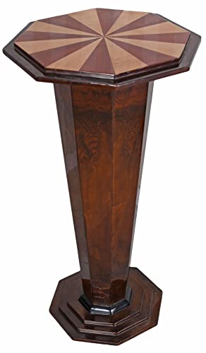 Blumensäule Art Deco Tisch Antik Beistelltisch Säule Holzsäule 78 cm Braun Antik cat032 Palazzo Exklusiv Blumensäule Art Deco Tisch Antik Beistelltisch Säule Holzsäule 78 cm Braun Antik cat032 Palazzo Exklusiv von PALAZZO INT