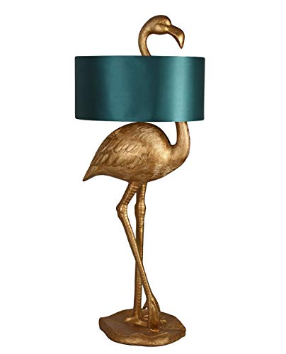 Bodenleuchte Flamingo Gold 142cm Stehlampe (ohne Leuchtmittel) Vogelfigur Stehlampe Skulptur cw253 Palazzo Exklusiv von PALAZZO INT