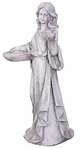 Gartenfigur Toscana Frauenskulptur Kerzenleuchter Statue 100cm Frau Skulptur Antik aja330 Palazzo Exklusiv von PALAZZO INT