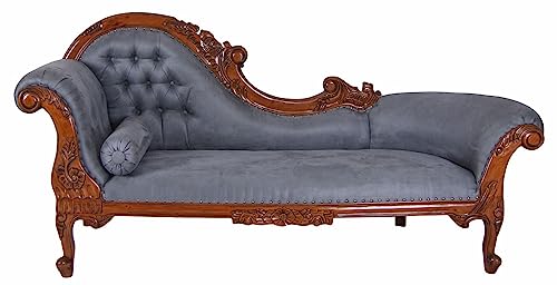 Gigant Chaiselongue Samt Sofa Chippendale Recamiere XXL Sitzbank Royal mar124 Palazzo Exklusiv von PALAZZO INT