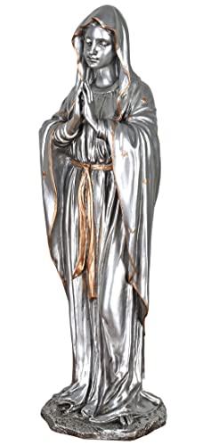 Jugendstil Figur Madonna Statue Silber Skulptur Kirchenfigur Maria wu74504ac Palazzo Exklusiv von PALAZZO INT