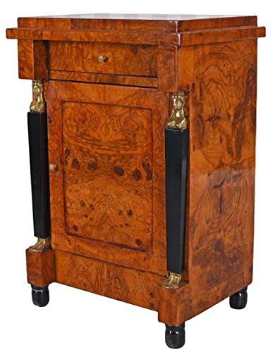 Nachtschrank Biedermeier Nachtkonsole Regency Nachttisch Braun 54 cm Empire cat025 Palazzo Exklusiv Nachtschrank Biedermeier Nachtkonsole Regency Nachttisch Braun 54 cm Empire cat025 Palazzo Exklusiv von PALAZZO INT