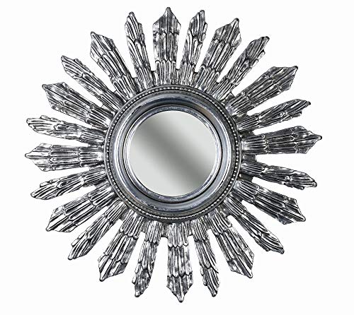 Sonnenspiegel Antik Silber Spiegel 70cm Hängespiegel Wandspiegel Deko Sonne cat234 Palazzo Exklusiv von PALAZZO INT