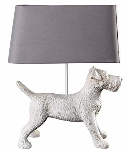 Tischleuchte Terrier Hundelampe Tischlampe Hund Lampe (ohne Leuchtmittel) Landhausstil cw603 Palazzo Exklusiv von PALAZZO INT