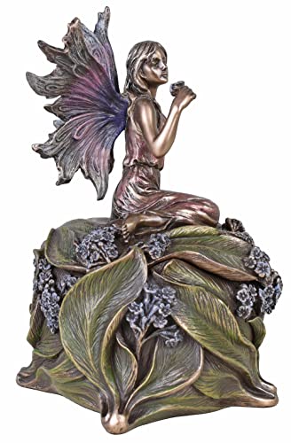 Vintage Deckeldose Elfe Fee Jugendstil Schmuckschatulle Villa Galadriel Dose WU72931A4 Palazzo Exklusiv von PALAZZO INT