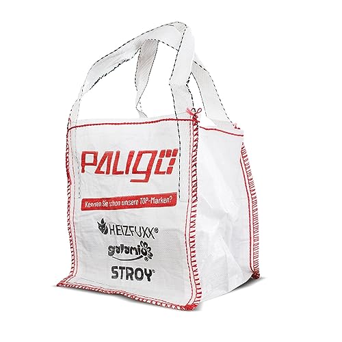 PALIGO Big Bag Sack Tasche Garten Abfall Kompost Baustelle Abbruch Schüttgut Entsorgung 40x40x45cm 10 Stück / 1 Karton Paligo von PALIGO