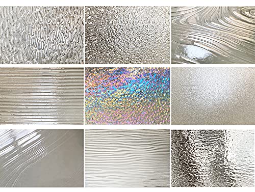 PALJOLLY Transparente Buntglas-Blätter, 10,2 x 15,2 cm, durchscheinende Kathedralenkunst-Glasscheibe für Bastelarbeiten und Projekte, 9er-Pack PALJOLLY Transparente Buntglas-Blätter, 10,2 x 15,2 cm, durchscheinende Kathedralenkunst-Glasscheibe für Bastelarbeiten und Projekte, 9er-Pack von PALJOLLY