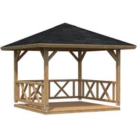 PALMAKO AS Pavillon »Betty«, Zeltdach, quadratisch, BxHxT: 300 x 323 x 300 cm - braun von PALMAKO AS