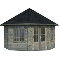 PALMAKO Pavillon »Hanna«, achteckig, BxHxT: 421 x 371 x 421 cm - grau von PALMAKO