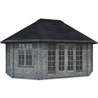 PALMAKO Pavillon »Hanna«, achteckig, BxHxT: 571 x 371 x 421 cm - grau von PALMAKO