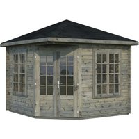 PALMAKO Pavillon »Melanie«, quadratisch mit Ausschnitt, BxHxT: 330 x 325 x 330 cm - grau von PALMAKO