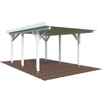 PALMAKO Carport »Karl«, Aufstellmaße BxTxH: 360 x 512 x 230 cm, lackiert, Holz - weiss von PALMAKO