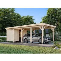 PALMAKO Carport »Karl«, Aufstellmaße BxTxH: 360 x 762 x 235 cm, unbehandelt, Holz - braun PALMAKO Carport »Karl«, Aufstellmaße BxTxH: 360 x 762 x 235 cm, unbehandelt, Holz - braun von PALMAKO