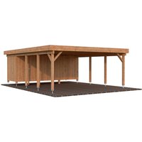 PALMAKO Carport »Karl«, Aufstellmaße BxTxH: 600 x 762 x 254 cm, tauchgrundiert, Holz - braun PALMAKO Carport »Karl«, Aufstellmaße BxTxH: 600 x 762 x 254 cm, tauchgrundiert, Holz - braun von PALMAKO