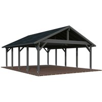 PALMAKO Carport »Robert«, Aufstellmaße BxTxH: 637 x 764 x 363 cm, lackiert, Holz - grau PALMAKO Carport »Robert«, Aufstellmaße BxTxH: 637 x 764 x 363 cm, lackiert, Holz - grau von PALMAKO