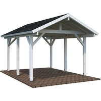 PALMAKO Carport »Robert«, Außenmaß BxT: 510 x 359 cm, weiß - weiss von PALMAKO