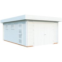 PALMAKO Garage »Rasmus«, Aufstellmaße BxTxH: 420 x 598 x 253 cm, Blockbohlensystem, Holz - weiss PALMAKO Garage »Rasmus«, Aufstellmaße BxTxH: 420 x 598 x 253 cm, Blockbohlensystem, Holz - weiss von PALMAKO
