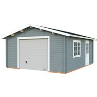 PALMAKO Garage »Roger«, Aufstellmaße BxTxH: 514 x 598 x 287 cm, Blockbohlensystem, Holz - grau PALMAKO Garage »Roger«, Aufstellmaße BxTxH: 514 x 598 x 287 cm, Blockbohlensystem, Holz - grau von PALMAKO