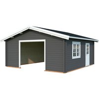 PALMAKO Garage »Roger«, Aufstellmaße BxTxH: 622 x 596 x 312 cm, Blockbohlensystem, Holz - grau PALMAKO Garage »Roger«, Aufstellmaße BxTxH: 622 x 596 x 312 cm, Blockbohlensystem, Holz - grau von PALMAKO