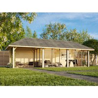 PALMAKO Pavillon »Bianca Set 218 Slide«, BxHxT: 876 x 319 x 300 cm, transparent tauchgrundiert - braun von PALMAKO