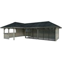 PALMAKO Pavillon »Bianca Set 220 Slide«, BxHxT: 876 x 319 x 588 cm, Grau von PALMAKO