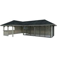 PALMAKO Pavillon »Bianca Set 221 Slide«, BxHxT: 876 x 319 x 588 cm, Grau von PALMAKO