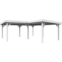 PALMAKO Pavillon »Lenna«, Aufstellmaße BxTxH: 628 x 628 x 245 cm, lackiert, Holz - weiss von PALMAKO