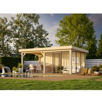 PALMAKO Pavillon »Lenna Set 406 Slide«, BxHxT: 588 x 245 x 300 cm, Braun von PALMAKO