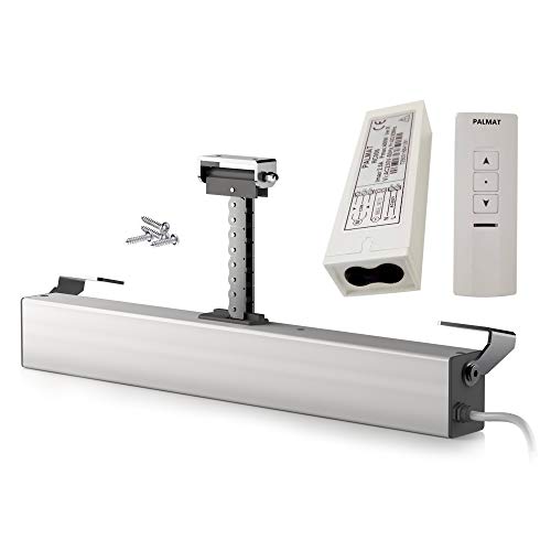 PALMAT – Elektronischer Fensteröffner mit Kettenantrieb, Geeignet für Schiebe-, Flügel- und Dachfenster, Für Zuhause oder das Büro, Für schwer zugängliche Fenster, Silber von PALMAT