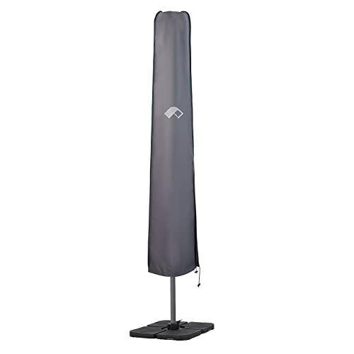 PALON Terrassenschirm-Abdeckung, Outdoor-Regenschirm-Abdeckung für 2,3 m bis 3,5 m, Terrassenschirm-Abdeckungen, wasserdichter Reißverschluss, Sonnenschirm, Outdoor, Terrasse, winddicht, Sonnenschutz PALON Terrassenschirm-Abdeckung, Outdoor-Regenschirm-Abdeckung für 2,3 m bis 3,5 m, Terrassenschirm-Abdeckungen, wasserdichter Reißverschluss, Sonnenschirm, Outdoor, Terrasse, winddicht, Sonnenschutz von PALON