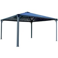 Canopia Aluminium Pavillon Palermo 4300 Anthrazit 429x429x298 cm - Palram von PALRAM