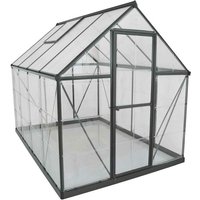 Canopia By Palram - Palram - Canopia Aluminium Gewächshaus Hybrid 68 Anthrazit 247x185x208 cm von CANOPIA BY PALRAM