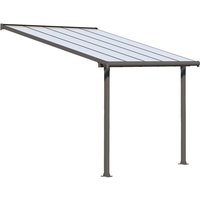 Palram - Canopia Terrassenüberdachung Olympia Anthrazit 295x307x305 cm von PALRAM