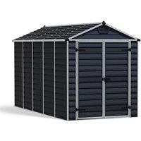 Kunststoff Gerätehaus Skylight 612 dunkelgrau 379x185x217 cm - Palram-canopia von PALRAM - CANOPIA