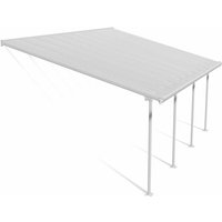 Palram - Canopia Aluminium Terrassenüberdachung Feria Weiß 387x606x305 cm von PALRAM - CANOPIA