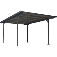 Aluminium Carport Verona 5000 Anthrazit 500x297x218 cm - Palram-canopia von PALRAM - CANOPIA