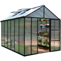 Palram - Canopia Aluminium Gewächshaus Glory 46 Anthrazit 364x244x268 cm von PALRAM