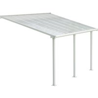 Aluminium Terrassenüberdachung Olympia Weiß 295x425x305 cm - Palram-canopia von PALRAM - CANOPIA