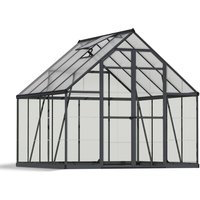 Aluminium Gewächshaus Balance 88 Anthrazit 244x244x229 cm - Palram-canopia von PALRAM - CANOPIA