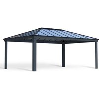 Palram-canopia - Aluminium Pavillon Dallas 1418 Anthrazit 611x425x208 cm von PALRAM - CANOPIA